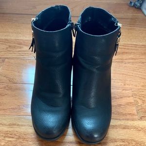 Black Platform Booties